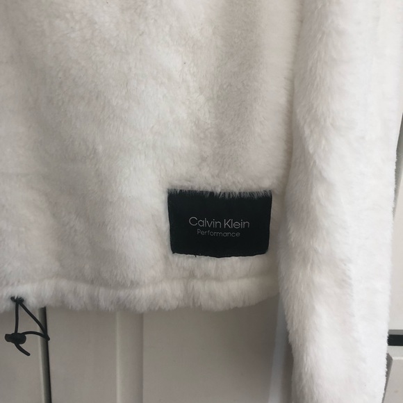 Cropped pull string performance sweater/ Calvin Klein - Picture 2 of 4